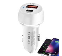 Car Charger,2-Port Automobile Charger Adapter - USB 60W Type-C PD Quick Charging For Cell Phonecharger's Powerful Output
