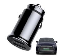 Car Charger - 4.3x2.3cm 3.1A | Fast Charge Charging Station | Double USB Mini Phone Charger Adapter | 12-24V Intelligent Multiple Port USB Charging Overvoltage Protection For Car Use