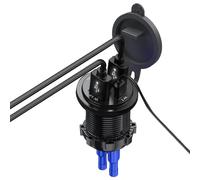 Car Charger - Digital Display PD+QC3.0 Type-C Fast Charging Phone Plug, Port Auto USB Adapter, Portable Compact Car Power Supply Fast Charge for Boat, Vehicle, Truck, Motorcycle