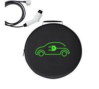 Car Charger Organizer Bag, Waterproof Oxford Cloth Storage Case, Electric Car Tools Cable Bag For Daily Driving Commuting Parking Travel Outdoor Drivers Women Men Charging Portable Organization Use