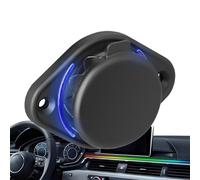Car Charger Socket -Type -C Convertidor de voltaje, interfaz DC impermeable | Panel de carga automática de 12 V 24 V, Unidad de instalación de camiones RV ATV para barcos, accesorios de distribución