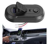 Car Charger, Super Fast Charge USB C Car Phone Charger Adapter, Outlet Quick Cars Chargers Socket Port Type, Modification Cars Chargers For Phone Jump Starting Truck Boat RV Motorcycle Home Wall