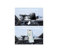 Car charger - Universal - 15W - Qi - Suction cup - Adjustable