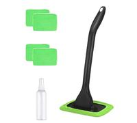 Car Cleaning Windshield Brush - Rotary Microfiber Glass Cleaner | Pivoting Wand Head Detailing Tool, Interior Window Mist Dust Removal Supplies For Trucks SUVs Minivans Pickups Household Mirrors