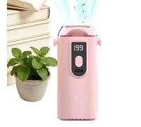 Car Clip Fan - LED Display Cooling Fans, 5 Speed Personal On Vehicle Air Circulation Portable Mini Adjustable Wind RV Truck Sedan System | Ideal for Travel Commuting Business Trip Vacation Outdoor Use