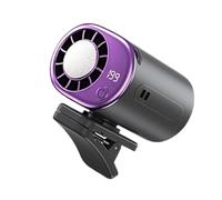 Car Clip On Fan - 360 Degree Rotating LED Car Clamp Air Conditioner | Automotive Rotatable Fan - for Truck Sedan RV Camping Outdoor Business Trip Vacation Commuting