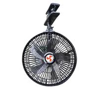 Car Clip on Fan, Personal Rotation Ventilation Supplies, 11.5 Inch Portable Oscillating Fan with Wind Gears, Heavy Duty Grip Mount, High-Velocity Airflow with Swivel Style, Interior Cooling for Trucks