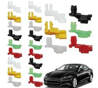 Car Clips, 24X Door Panel Trim Fasteners, ABS Temperature Resistant Retainers for Interior Accessories, Compatible with Trucks, Vehicles, and Sedans for Easy Installation and Replacement