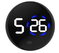 Car Clock - ABS Multi Purpose Digital Timer | Stick On Waterproof Dash Timer | Decorative Large Screen Car Dashboard Clock For Air Vent Automotive Truck RV Boat Travel Convenient Placement