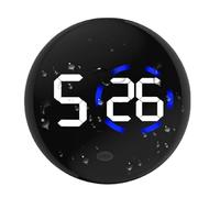 Car Clock - LED Digital Kitchen Timer | Impermeable Stick On Car Clock | Truck Dashboard Air Vent Travel Camping Daily Commute Electric Vehicle Display Adhesive Simple Small Easy Stick