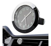 Car Clock - Metal Plating 4.5cm | Strong Adhesive Mini Glowing Car Watch | Universal Portable Dashboard Clock For Decoration And Vehicle Interior Accessory