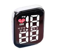 Car Clock - Reloj LED resistente al agua, pequeño reloj digital para salpicadero de coche, moto, barco, camión, SUV, RV, pantalla de vehículos, accesorios interiores, 1,97 pulgadas