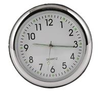 Car Clock Thermometer Hygrometer, Dashboard Time Stick On, Mini Hygrometer with Adhesive, Luminous Vent Clock, Temperature Gauge for Vehicles, RVs, Trucks, Home, Studio Use