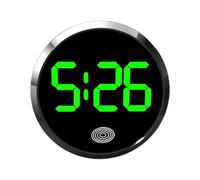 Car Clocks Dash, Touch Control Watch, LED Display Face with Digital Time, Dashboard Timepiece and Light Accessory for Fridge, RV, Vehicle, Travel, Classroom, Multicolor