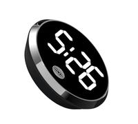 Car Clocks Dash, Touch Control Watch, LED Display Face with Digital Time, Dashboard Timepiece and Light Accessory for Fridge, RV, Vehicle, Travel, Classroom, Multicolor