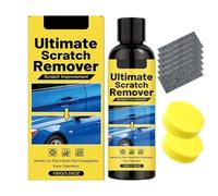 Car Cloth Scratch Remover, Car Scratch Repair Kit with Scratch Remover Paste, Cloth & Sponge, Restore Shine for Painted Surfaces (1Pcs)