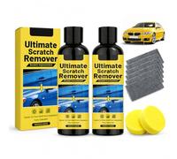 Car Cloth Scratch Remover Kit, Nano Cloth Car Scratch Remover with Paste and Sponge for Light Scratches, Scuffs and Swirl Marks (2pcs)