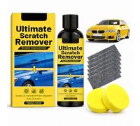 Car Cloth Scratch Remover Kit, Scratch Remover Paste with Sponge and Polishing Cloth for Vehicle Paint Scuffs, Swirl Marks and Surface Marks (1pcs)
