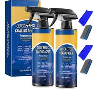 Car Coating Spray for Shine and Protection, 3 in 1 Multi-Functional Quick Effect Coating Agent, Quick Effect Polish Spray Agent Long-Lasting Protection (2pcs)