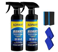 Car Coating Spray,Quick Effect Coating Agent,Car Scratch Wax Polish Spray Waterless Wash,Multi-Functional Coating Renewal Agent Spray, Long-lasting Protection (2Pcs)