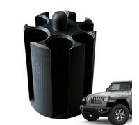 Car Coin Holder Container - Cylindrical Portable Storage, 3D Printed with Organization, Auto Change Sorting, Vehicle Accessory Organizer, Storage Tool for Pennies Dimes Quarters SUV RV Sedan