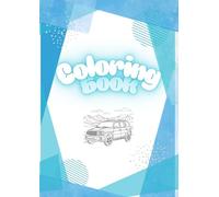 Car Coloring Book for Kids Ages 3-8: 12 Cool Cars to Color | Fun Learning & Perfect Gift for Boys and Girls