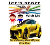 Car colouring book of your little ones