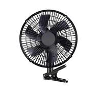 Car Cooling Fan 24V - Clip On Electric Auto Fans, 2 Speed Quiet Powerful Air Circulation Fan With Clip Mount, 6 Blade Portable Cooling Fans For Truck Van SUV RV Boat Sedan Construction Vehicle Summer