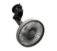 Car Cooling Fan - Instant Airflow Solution | Suction Cup Automotive Fan 12V 24V High Speed Cooling | Vehicle Use For Auto SUV Truck RV Dashboard Windshield Travel Driving Portable Heat Relief Design