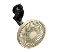Car Cooling Fan - Suction Cup High-Speed, Portable Automotive Fan with Strong Hold, vehicle Window Accessory, Auto Suv Dashboard Windshield Tool for Summer Hot Weather Comfort