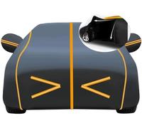 Car Cover Waterproof Outdoor For Peugeot 307 CC 2000-2024, Car Covers Breathable Large, Oxford Cloth, Sun and Dust Protection, Tree-Repellent Oil, Scratch Resistant(Black Orange)