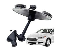 Car Crash Cymb-al, instrumento de ventilación de coche, decoración de batería de salpicadero, divertido soporte ajustable, base antideslizante, negro, ideal para vehículos y amantes de la música