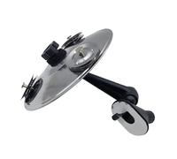 Car Crash Cymb-al, Vehicle Instrument Air Vent, Non-slip Dashboard Ornament 14cm/5.51 Inches Fit & Secure/Great Gift Idea For Music Fans Drummer Lovers Men Women