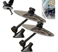 Car Crash Cymbal,Fun Air Vent Drum Cymbal for Car,Easy Clip-On Mini Cymbals for Music Lovers,Finger Cymbals Cars Accessories Decoration,Easy Installation,Suitable for All Types of Vehicles