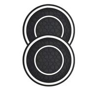 Car Cup Coaster, Absorbent Drink Mat, Non-Slip Waterproof Pad, 2 Pack Stylish Design, Protective Cover for Women, Teen Drivers, Commute, Road Trip, Ride Sharing Easy to Use