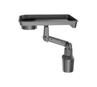 Car Cup Holder, 360° Rotating Holder Expander, Adjustable Table Tray for Eating, Shockproof Drink Food Extender for Road Trip, Drivers, Taxi, Truck, Commute, Lunch, Travel Convenience