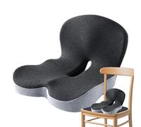 Car Cushions For Driving - Memory Foam Cotton 44x42x32cm | Ergonomic Seat Cushion And Back Support Pad | Comfortable Truck Driver Seat Cushion For Car Truck Gaming Chair Office Chair Long Sitting