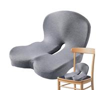 Car Cushions For Driving - Memory Foam Cotton 44x42x32cm | Ergonomic Seat Cushion And Back Support Pad | Comfortable Truck Driver Seat Cushion For Car Truck Gaming Chair Office Chair Long Sitting