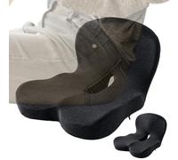 Car Cushions For Driving - Memory Foam Cotton 44x42x32cm | Ergonomic Seat Cushion And Back Support Pad | Comfortable Truck Driver Seat Cushion For Car Truck Gaming Chair Office Chair Long Sitting