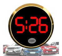 Car Dashboard Clock - Screen Round Dashboard Clock, 1.81 Inches Stylish Car Accessories, Stylish Appearance, Digital Touch for SUV, Sedan, Small Cars, RV, Truck, Easy to Read Display