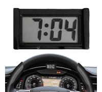 Car Dashboard Clock - Stick On Silent Electronic Timepiece for Motorcycle