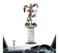 Car Dashboard Decor - Cute and Funny Bigs Mouth Monkey Exaggerated | 2D Acrylic Money Bunny Figurine | Animal Shaking Charm Flat for Travel, Truck, RV, Minivan, Sedan, Road Trips, Daily Commutes