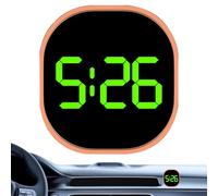 Car Dashboard Digital Clock - Stick-oñ Mini LED Time Display | Clear LC D Screen, Portable Quartz Car Watch, Universâl Interior Accessories For Auto, RV, Desk & Home