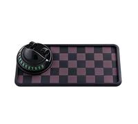 Car Dashboard Mat - 24.8x11.9cm Car Anti Slip Mat Phone Holder, Washable Dashboard Grip with Sunglasses Holder | Universal Organizer with Parking Number | For Truck RV Sedan Vehicle