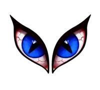 Car Decal Stickers Scary Eye Design - Waterproof Vehicles Decals Side View