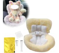 Car Decoration Accessories for Dolls, Car Air Vent Safety Seat, Perfect for Car Decoration and Display, Plush Doll Sofa, Cute and Functional Car Ornament for Fans and Doll Collectors (A-1)