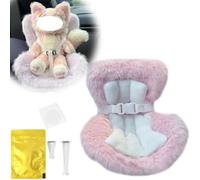 Car Decoration Accessories for Dolls, Car Air Vent Safety Seat, Perfect for Car Decoration and Display, Plush Doll Sofa, Cute and Functional Car Ornament for Fans and Doll Collectors (E-1)