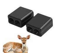 Car Deer Whistle - 1 par ultrasónico de alerta, alta exigencia animal seguridad sonido, protector resistente al agua | Warning Whistles For Night Highway Driving Camping Road Trip Commute Wildlife