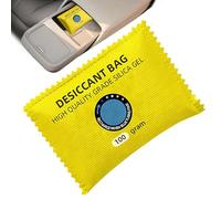 Car Dehumidifier Moisture Absorber, Fast Reactivated Silica Gel, 4.72x3.15 Inches Portable Dehumidifier Pack with Transparent Particles, Automotive Accessory, Moisture Absorption Tool