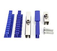 Car Dent Repair Kit, Auto Dent Puller Tool for SUVs and Trucks, DIY Paint - Safe Dent Removal Kit with Stainless Steel Grooves and Pull Boards, Plastic + Metal Construction
